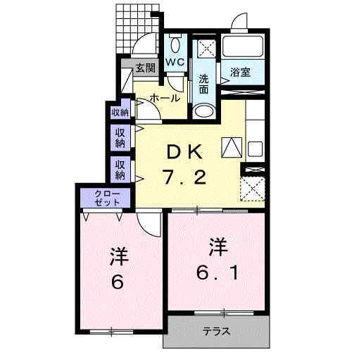 熊本県八代市松崎町 八代駅 2DK アパート 賃貸物件詳細