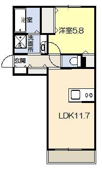 熊本県八代市海士江町 新八代駅 1LDK アパート 賃貸物件詳細