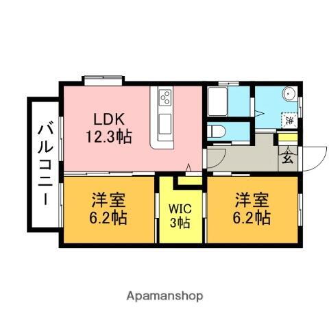 福岡県田川郡大任町大字大行事 豊前川崎駅 2SLDK アパート 賃貸物件詳細