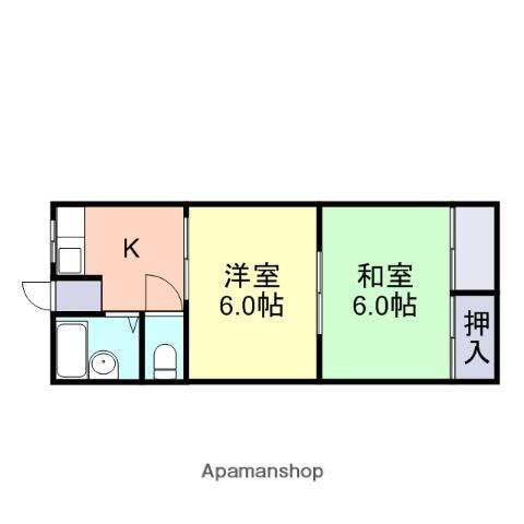 熊本県八代市鏡町下村 2K アパート 賃貸物件詳細