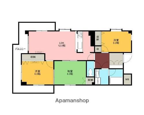 埼玉県さいたま市大宮区上小町 大宮駅 3LDK マンション 賃貸物件詳細