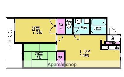 エルネックス本山 1階 2LDK 賃貸物件詳細