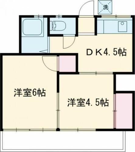 東京都日野市日野本町１丁目 日野駅 2DK マンション 賃貸物件詳細