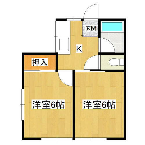 茨城県つくば市明神 牛久駅 2K アパート 賃貸物件詳細