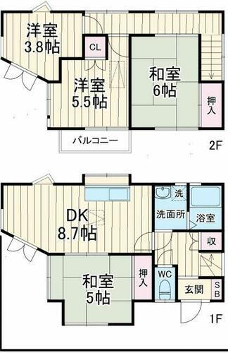 高津５８２－１２戸建 4DK 賃貸物件詳細