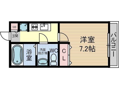 大阪府茨木市安威２丁目 ＪＲ総持寺駅 1K アパート 賃貸物件詳細