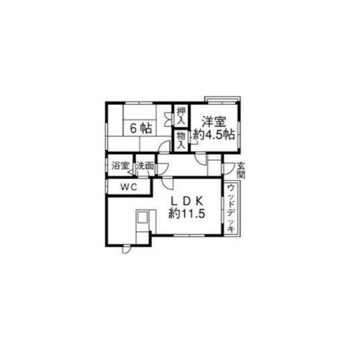 福岡県八女郡広川町大字一條 西牟田駅 2SLDK 一戸建て 賃貸物件詳細