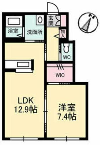岡山県岡山市北区牟佐 1LDK アパート 賃貸物件詳細