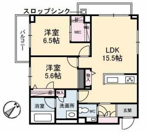 フィル（シャーメゾン・ホテルライク仕様） 2階 2LDK 賃貸物件詳細