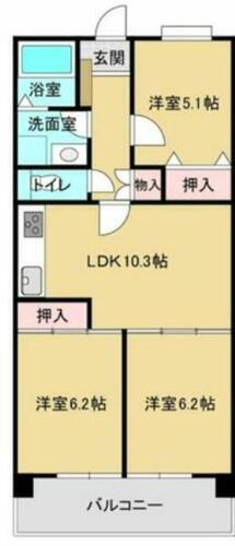 茨城県取手市台宿１丁目 取手駅 3LDK マンション 賃貸物件詳細