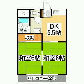 長野県松本市筑摩１丁目 松本駅 2DK アパート 賃貸物件詳細