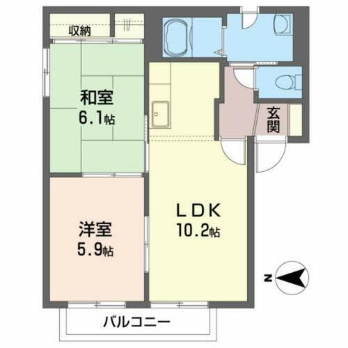 青森県八戸市大字河原木字小田上 本八戸駅 2LDK アパート 賃貸物件詳細