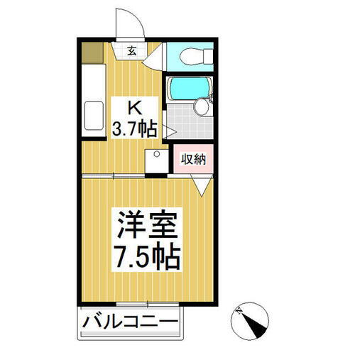 長野県長野市川中島町上氷鉋 川中島駅 1K アパート 賃貸物件詳細