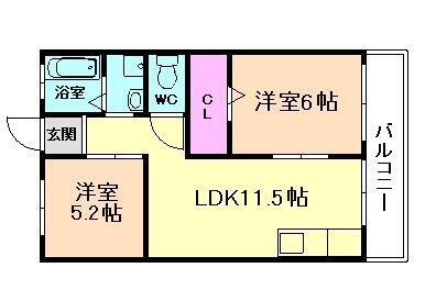 大阪府豊中市利倉西１丁目 園田駅 2LDK マンション 賃貸物件詳細