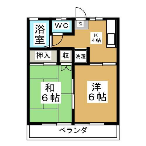 宮城県仙台市青葉区南吉成４丁目 泉中央駅 2K アパート 賃貸物件詳細