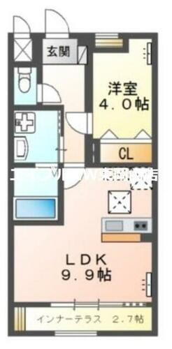 岡山県岡山市東区藤井 東岡山駅 1LDK アパート 賃貸物件詳細