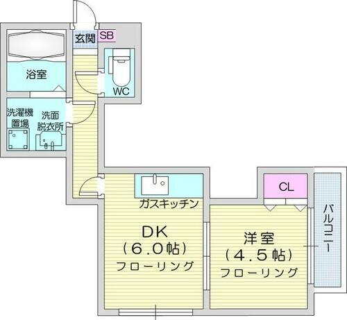 北海道札幌市中央区北四条西１４丁目 桑園駅 1DK マンション 賃貸物件詳細