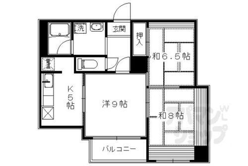 西陣ロイヤルハイツ 6階 3DK 賃貸物件詳細