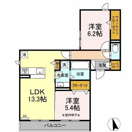 岐阜県岐阜市本荘町 岐阜駅 2LDK アパート 賃貸物件詳細