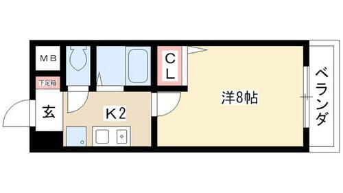 愛知県名古屋市西区比良１丁目 庄内緑地公園駅 1K マンション 賃貸物件詳細