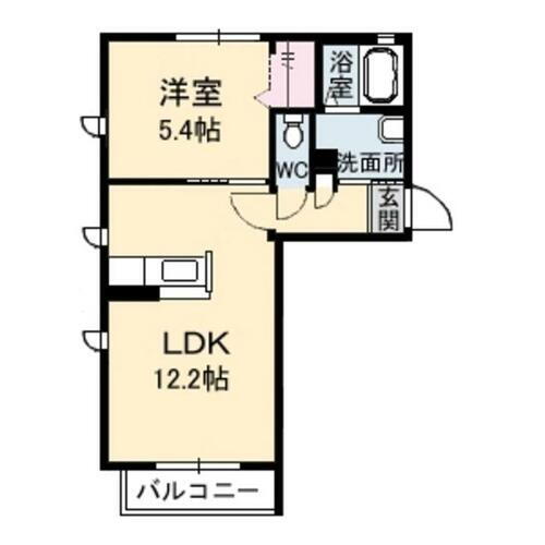 岡山県岡山市中区竹田 1LDK アパート 賃貸物件詳細