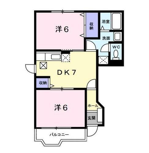 千葉県東金市田間２丁目 東金駅 2DK アパート 賃貸物件詳細