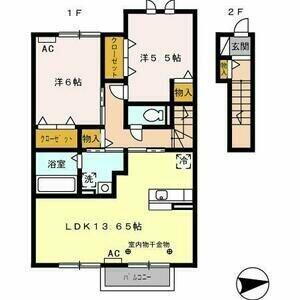 愛知県豊田市井上町１０丁目 猿投駅 2LDK アパート 賃貸物件詳細