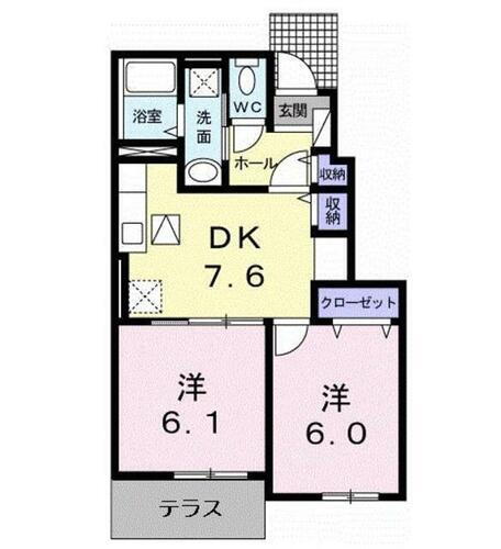 熊本県熊本市南区富合町小岩瀬 富合駅 2DK アパート 賃貸物件詳細