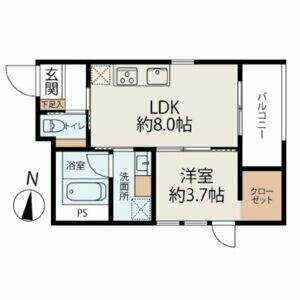 愛知県名古屋市中川区西日置２丁目 山王駅 1LDK アパート 賃貸物件詳細