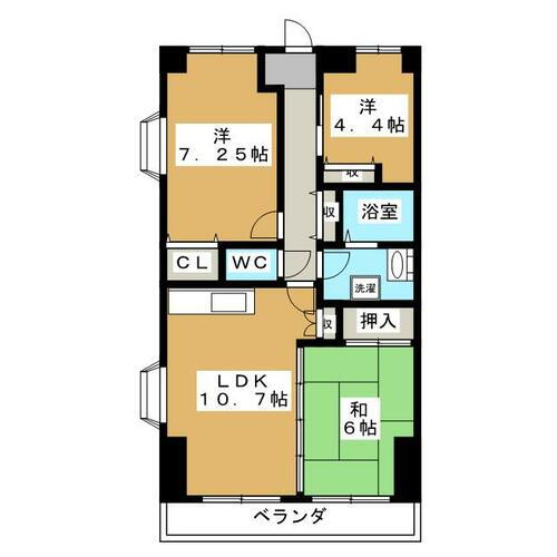 千葉県千葉市花見川区検見川町１丁目 検見川駅 3LDK マンション 賃貸物件詳細
