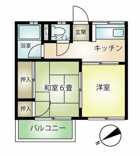 熱海シティハイム 2階 2K 賃貸物件詳細