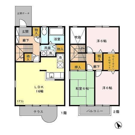 アルシオネＣ 3LDK 賃貸物件詳細