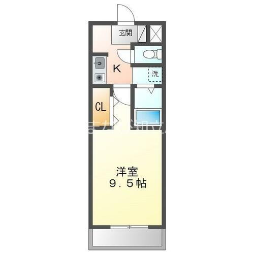 愛知県知立市牛田町前田 牛田駅 1K マンション 賃貸物件詳細