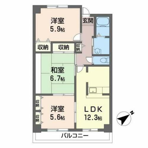 大阪府和泉市肥子町２丁目 和泉府中駅 3LDK マンション 賃貸物件詳細