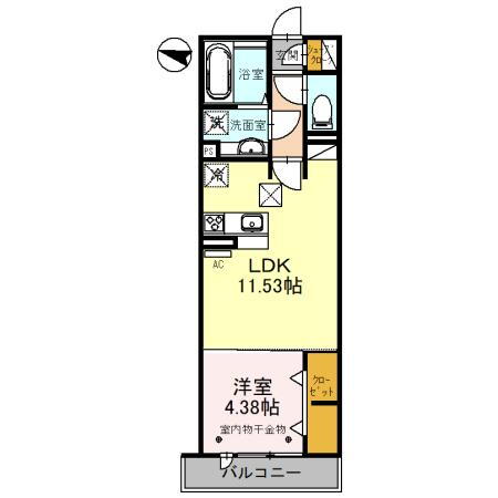 Ｄ－ＲＯＯＭ和田町 1階 1LDK 賃貸物件詳細