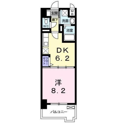 福岡県北九州市小倉南区長野本町２丁目 下曽根駅 1DK マンション 賃貸物件詳細