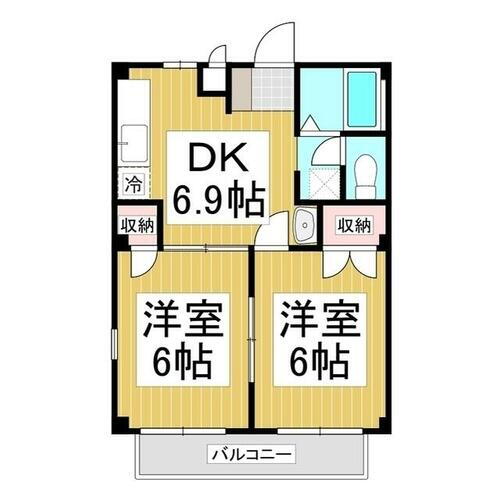 長野県長野市大字徳間 三才駅 2DK アパート 賃貸物件詳細