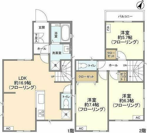 千葉県柏市根戸 北柏駅 3LDK 一戸建て 賃貸物件詳細