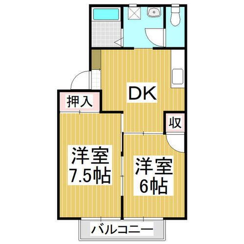 長野県長野市大字稲葉南俣 長野駅 2DK アパート 賃貸物件詳細