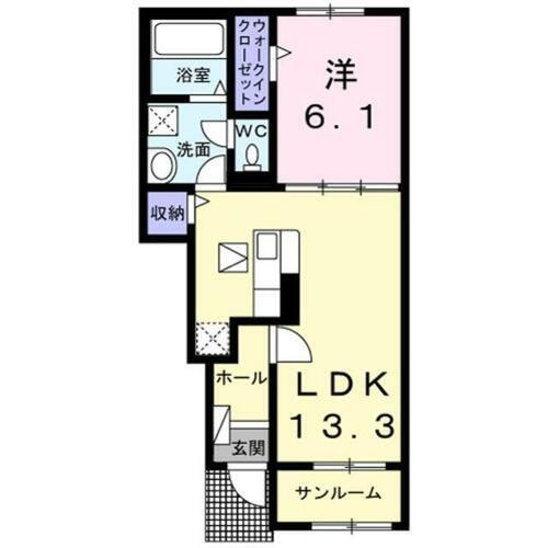 千葉県匝瑳市椿 干潟駅 1LDK アパート 賃貸物件詳細