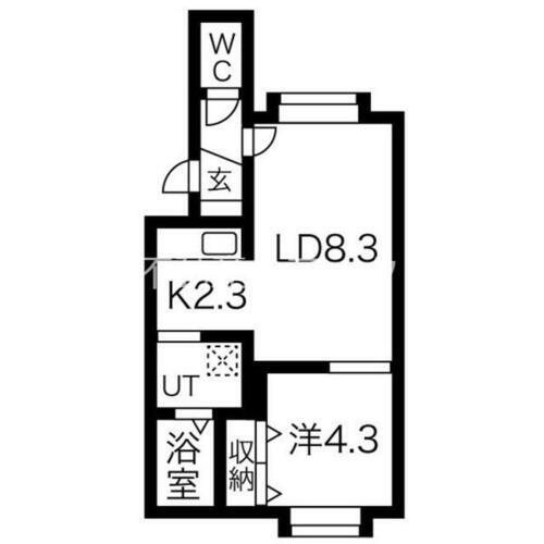アメニティスペース２７ 2階 1LDK 賃貸物件詳細