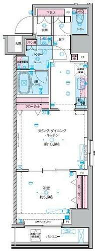 ＧＥＮＯＶＩＡ　東神田　ｇｒｅｅｎ　ｖｅｉｌ 2階 1LDK 賃貸物件詳細