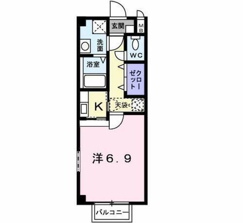 福岡県糟屋郡粕屋町内橋西１丁目 箱崎駅 1K アパート 賃貸物件詳細