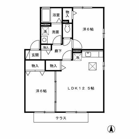 宮崎県都城市都島町 五十市駅 2LDK アパート 賃貸物件詳細