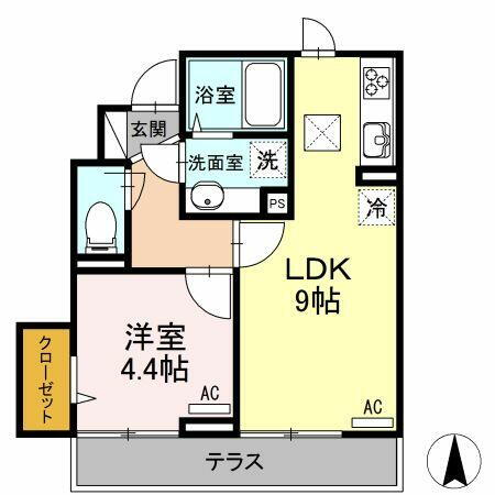 東京都練馬区高松４丁目 光が丘駅 1LDK アパート 賃貸物件詳細