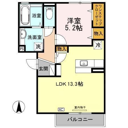 エスポワール・東和田　Ｂ 3階 1LDK 賃貸物件詳細