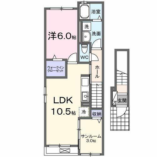 埼玉県春日部市大畑 武里駅 1LDK アパート 賃貸物件詳細