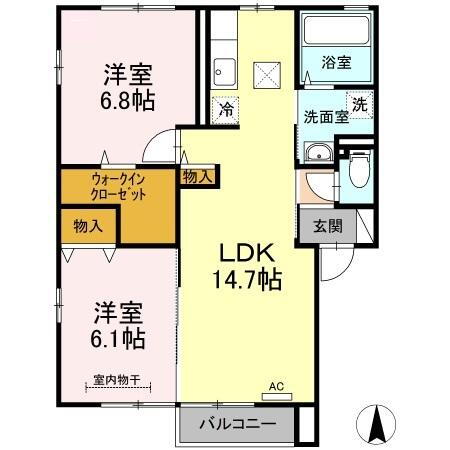 鳥取県境港市外江町 2LDK アパート 賃貸物件詳細