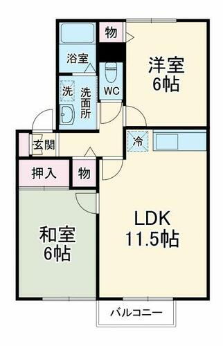 埼玉県春日部市梅田１丁目 北春日部駅 2LDK アパート 賃貸物件詳細