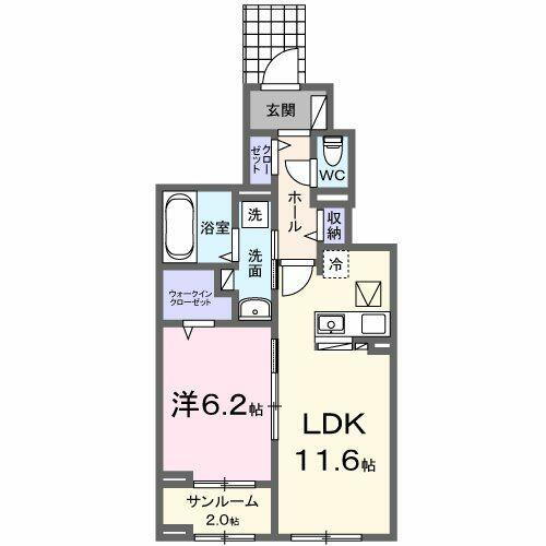 埼玉県入間郡毛呂山町平山１丁目 東毛呂駅 1LDK アパート 賃貸物件詳細